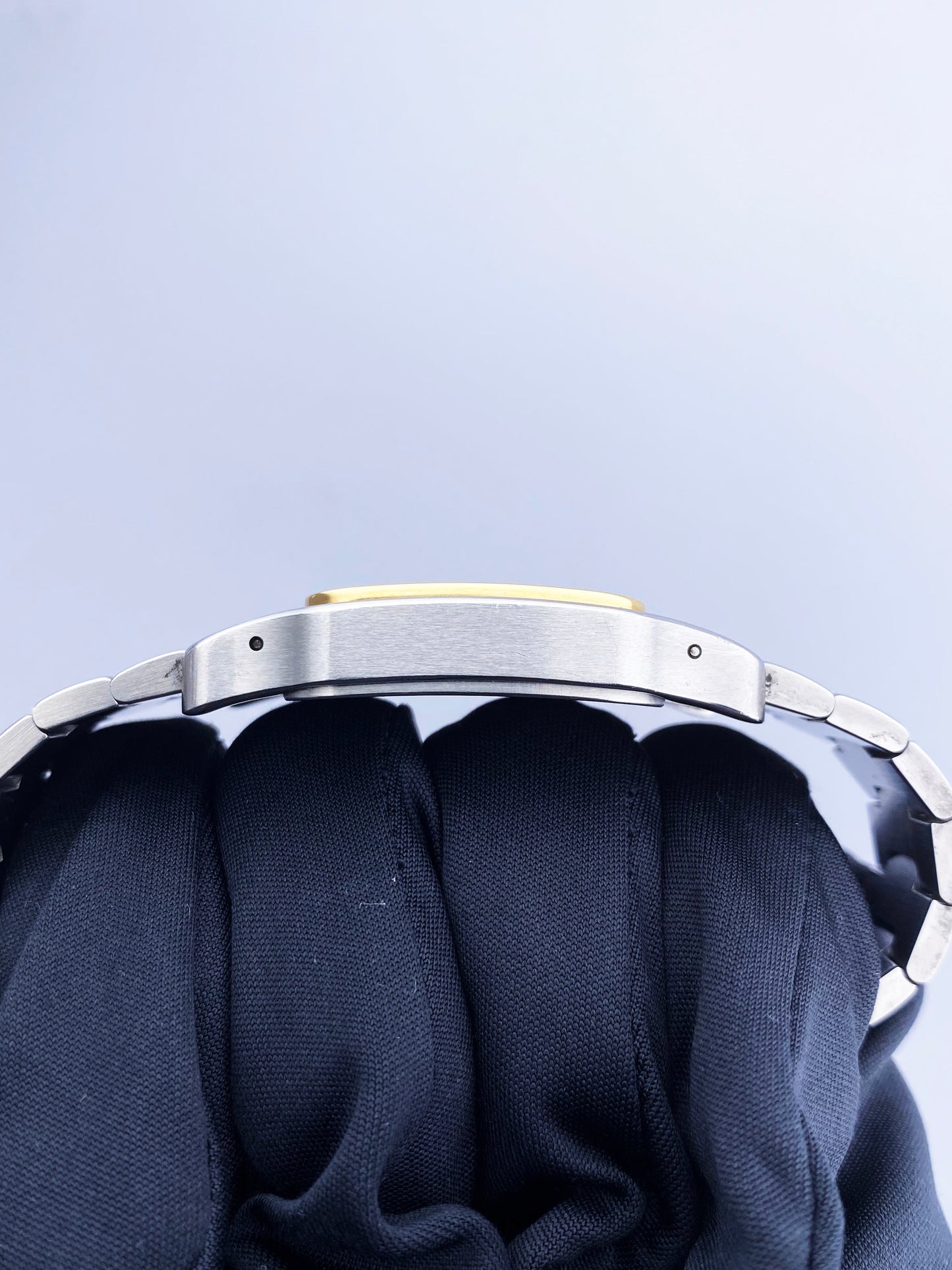 Cartier Santos 2823 18K Yellow Gold & Steel Mens Watch