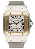 Cartier Santos Galbee W20099C4 18K Yellow Gold & Steel Mens Watch - Virtual