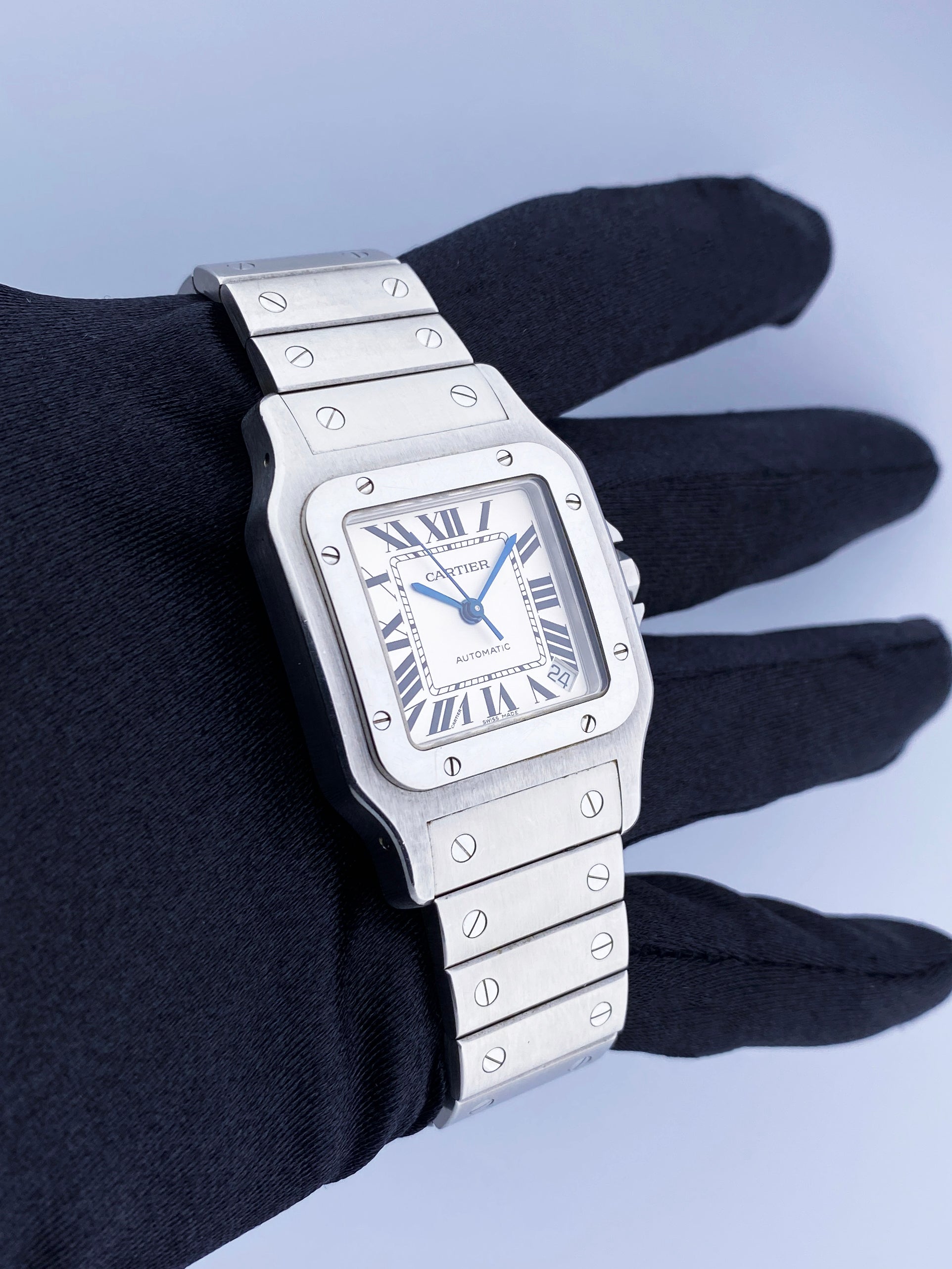 Cartier Santos 2823 Stainless Steel Mens Watch