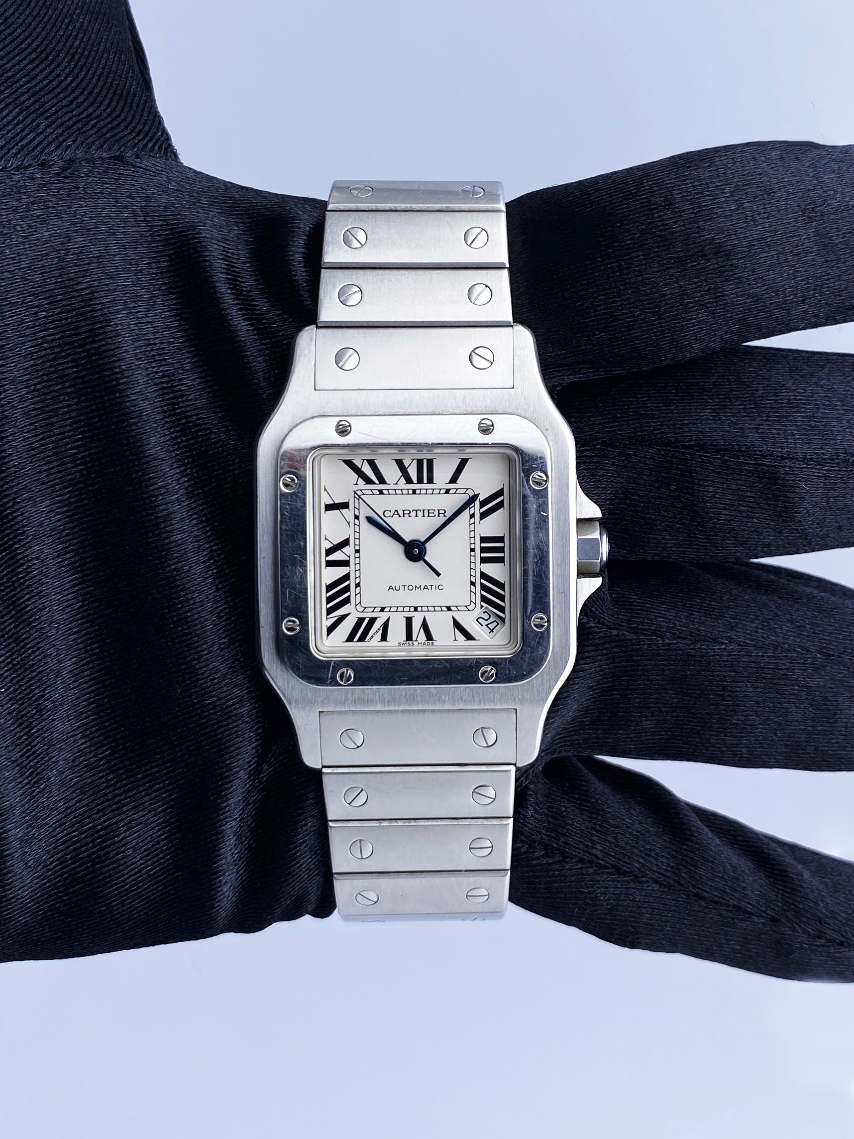 Cartier Santos 2823 Stainless Steel Mens Watch