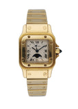 Cartier Santos 819902 18K Yellow Gold Moon Phase Ladies Watch - Wristwatch
