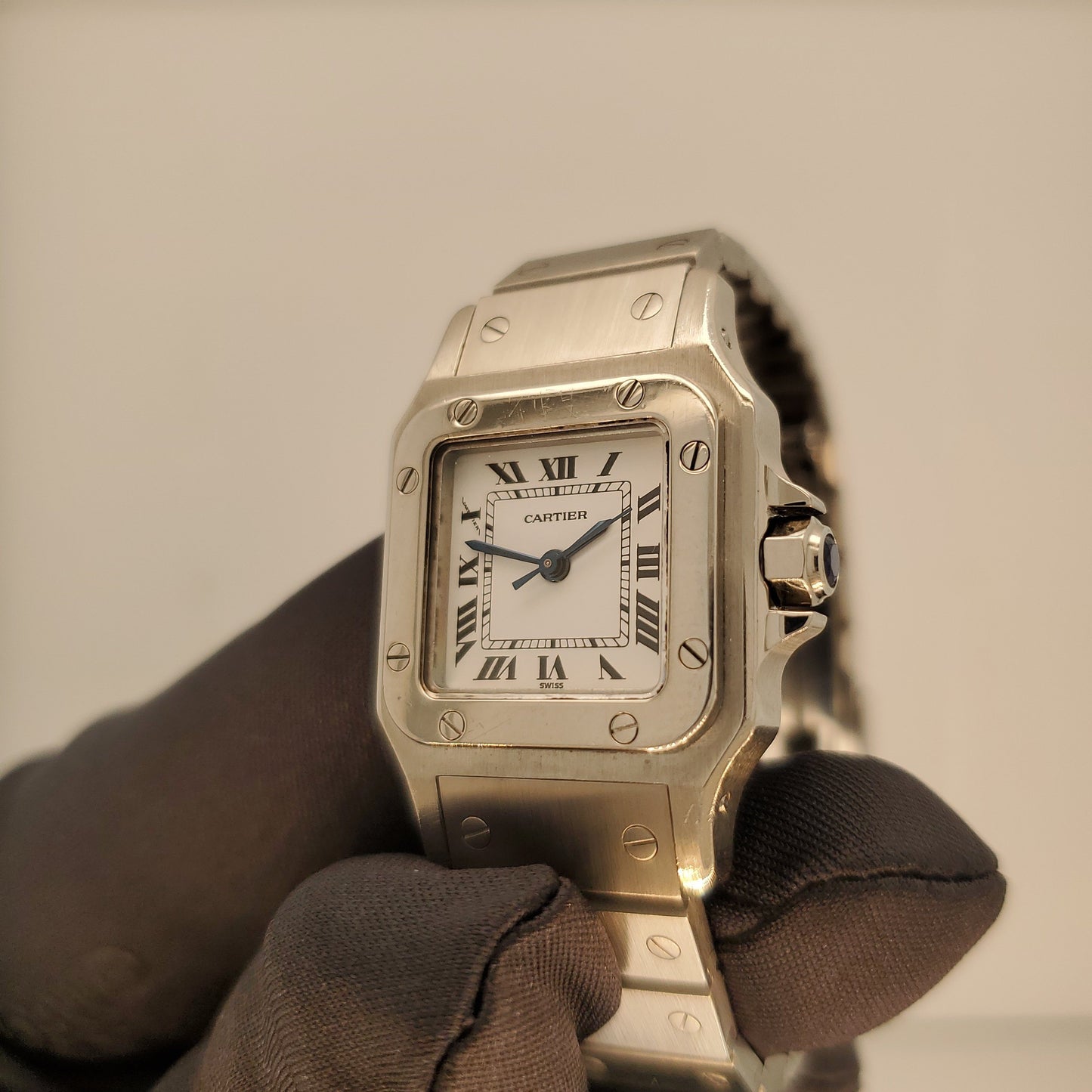 Cartier Santos Automatic Stainless steel Ladies watch - Wristwatch