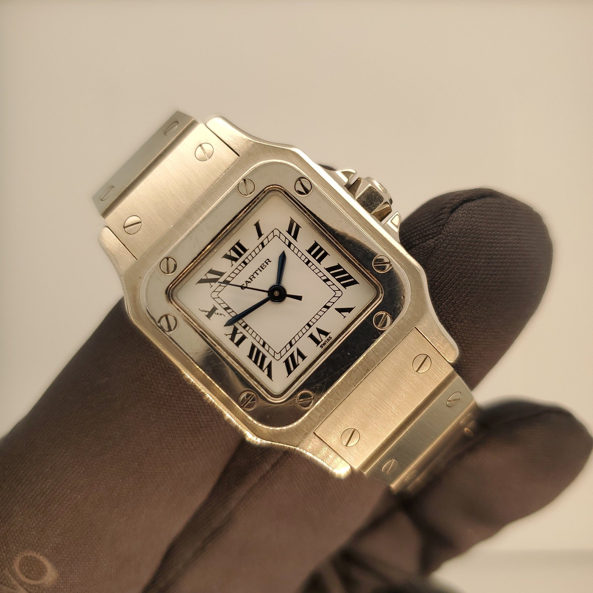 Cartier Santos Automatic Stainless steel Ladies watch - Wristwatch