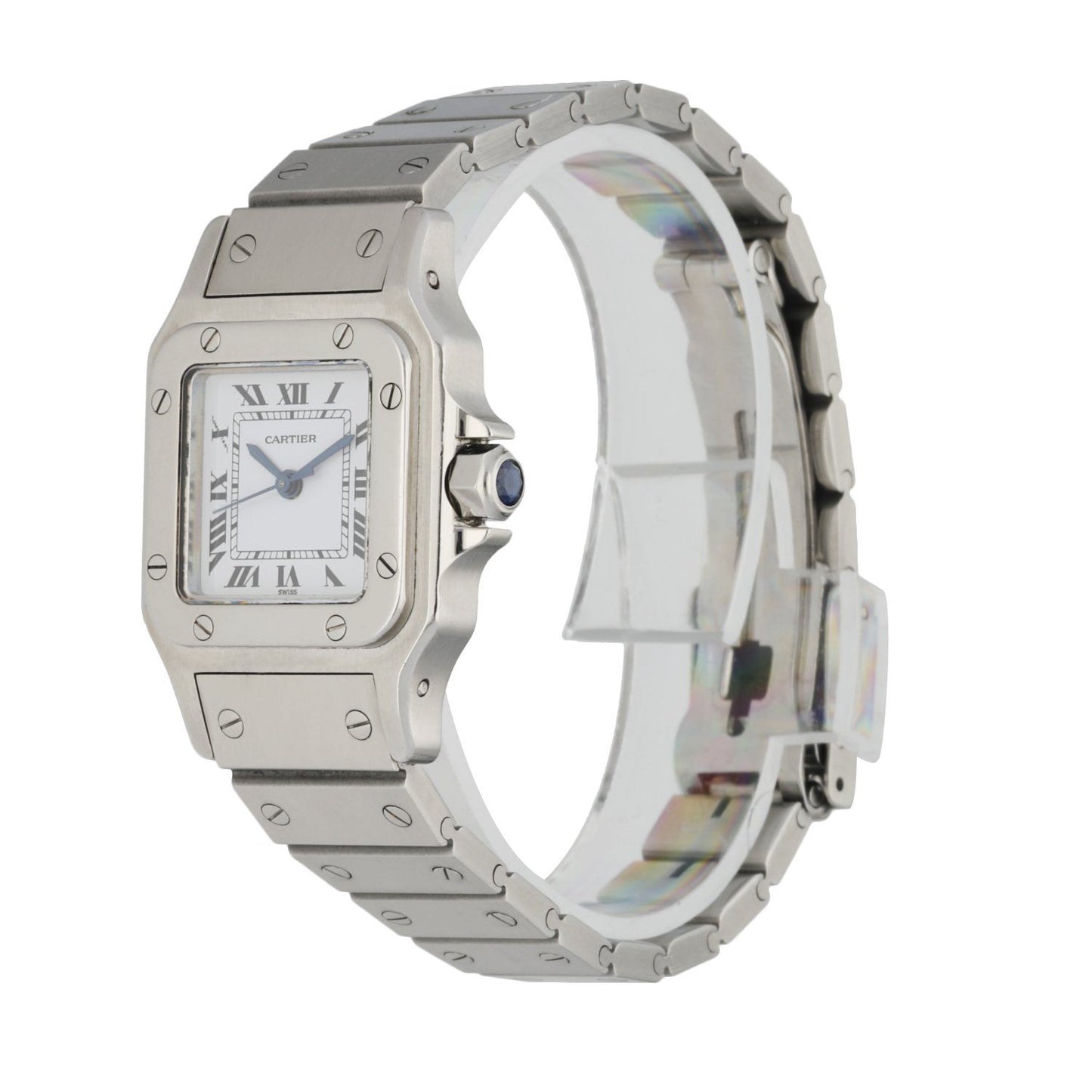 Cartier Santos Automatic Stainless steel Ladies watch - Wristwatch