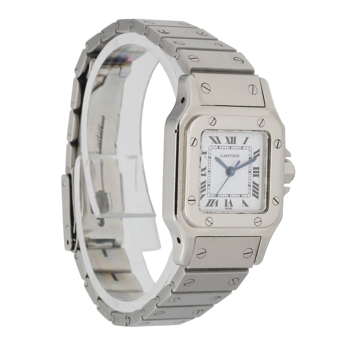 Cartier Santos Automatic Stainless steel Ladies watch - Wristwatch