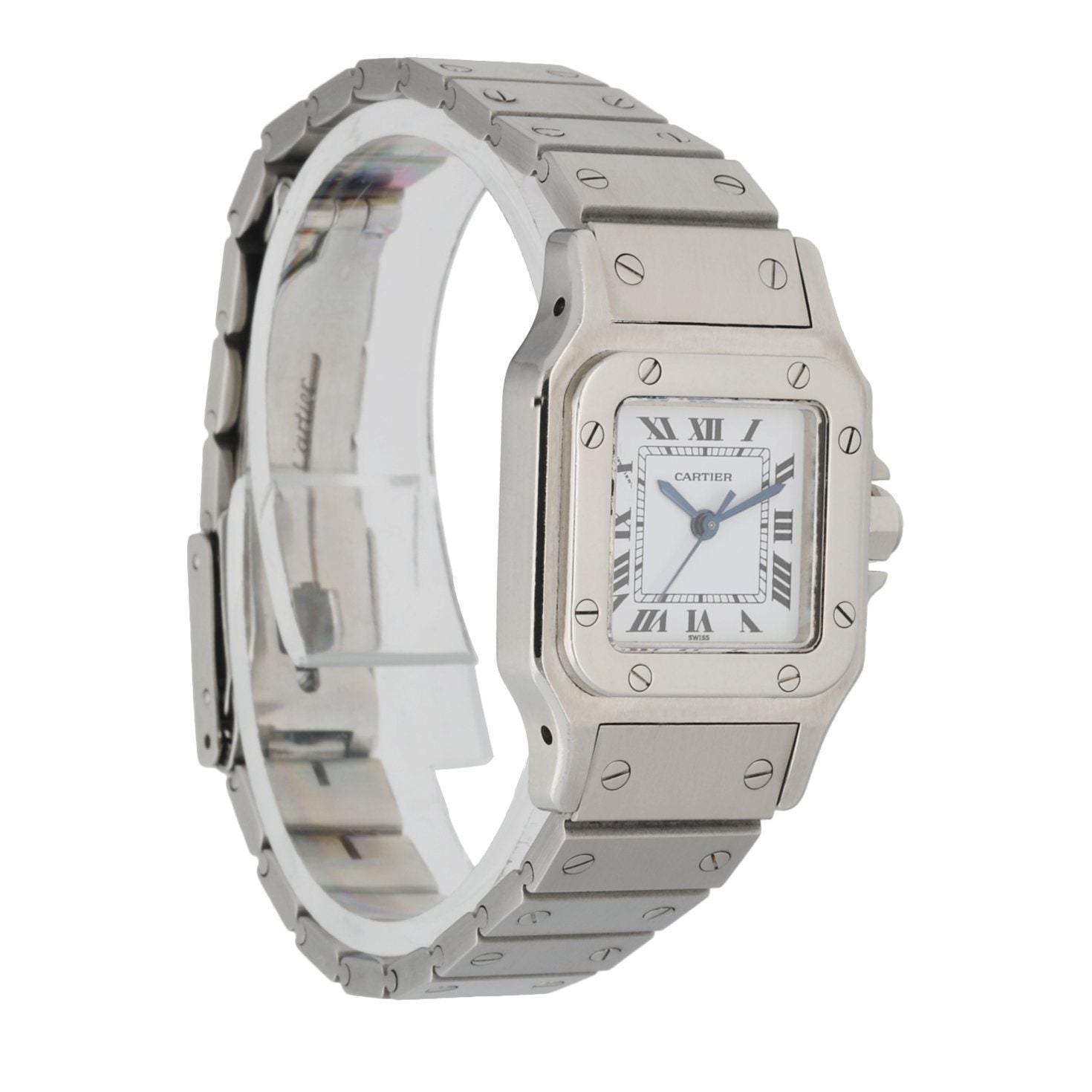 Cartier Santos Automatic Stainless steel Ladies watch - Wristwatch