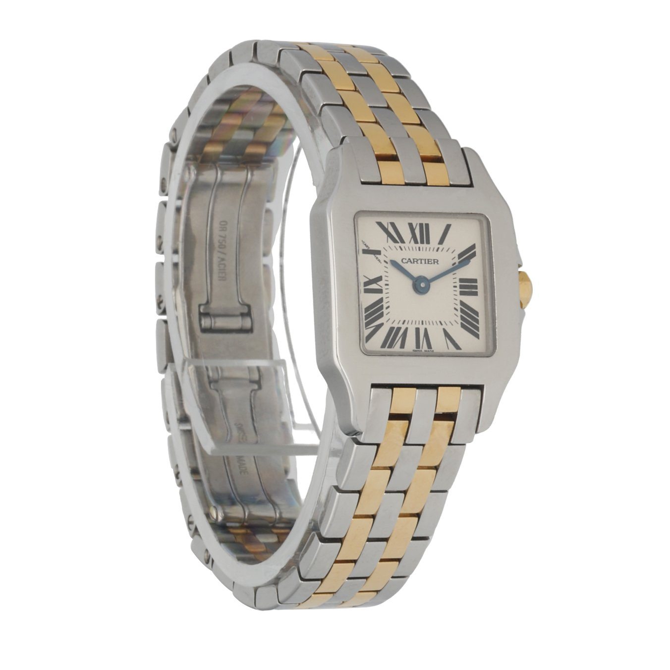 Cartier Santos Demoiselle 2698 Two-Row Ladies Watch - Wristwatch