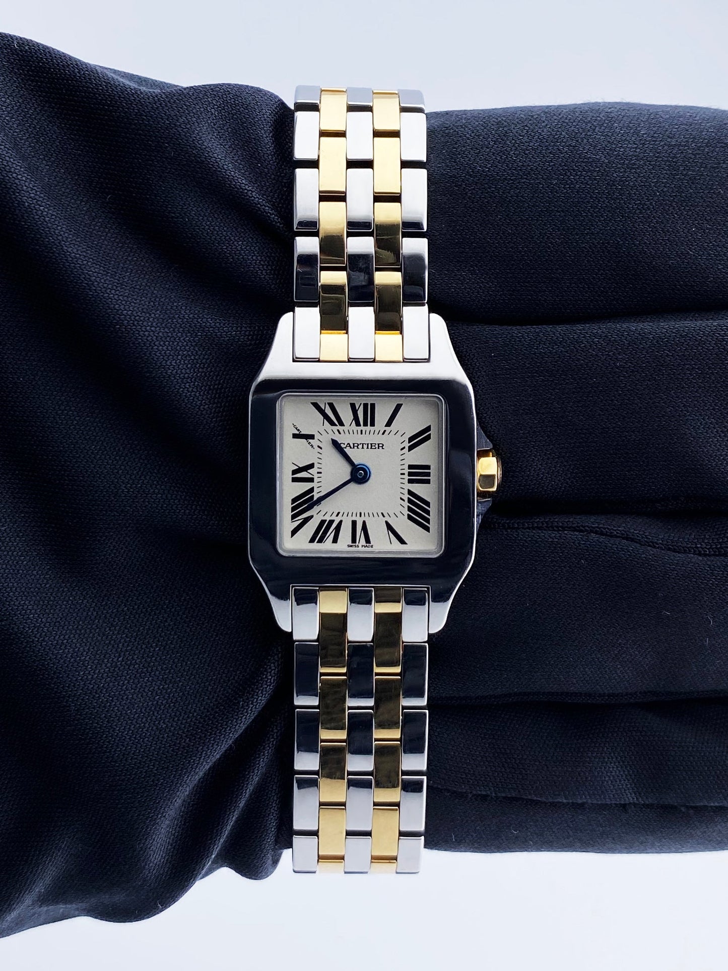 Cartier Santos Demoiselle 2698 Two-Row Ladies Watch - Wristwatch