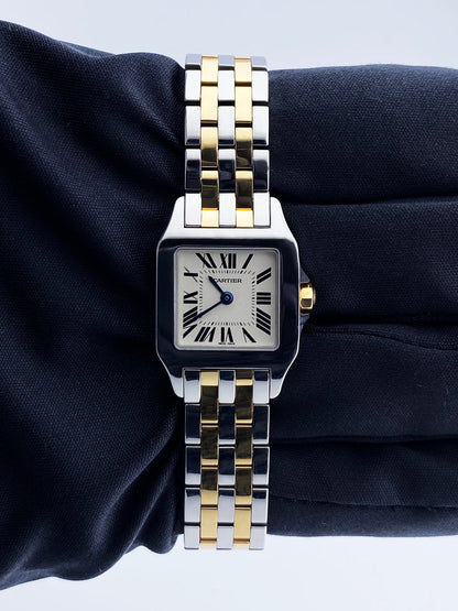 Cartier Santos Demoiselle 2698 Two-Row Ladies Watch - Wristwatch