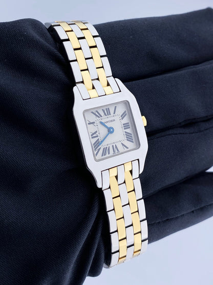 Cartier Santos Demoiselle 2698 Two-Row Ladies Watch - Wristwatch