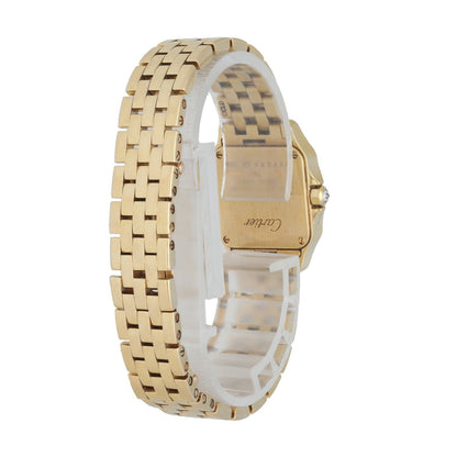 Cartier Santos Demoiselle 2699 Yellow Gold Diamond Ladies Watch Box Papers