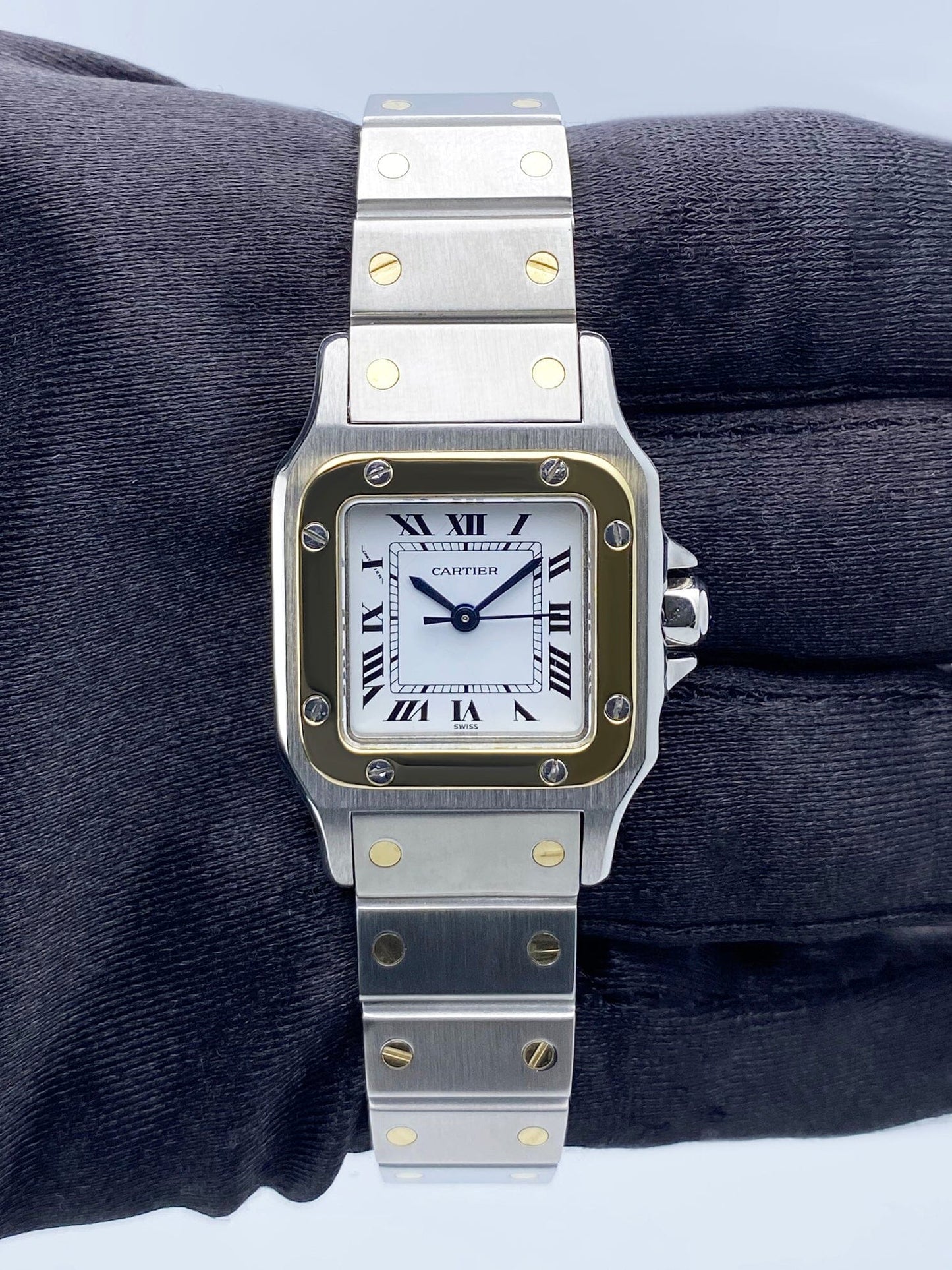 Cartier Santos Galbee 0902 Two-Tone Automatic Ladies Watch