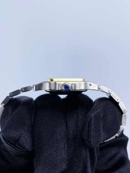 Cartier Santos Galbee 0902 Two-Tone Automatic Ladies Watch