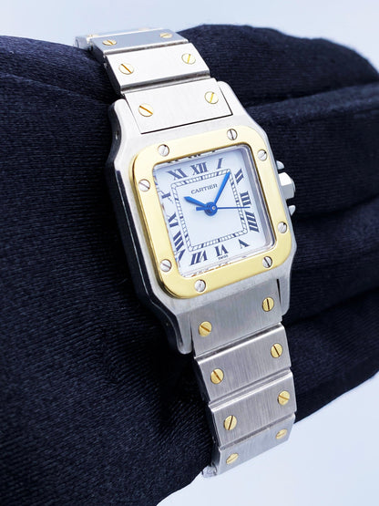 Cartier Santos Galbee 0902 Two-Tone Automatic Ladies Watch