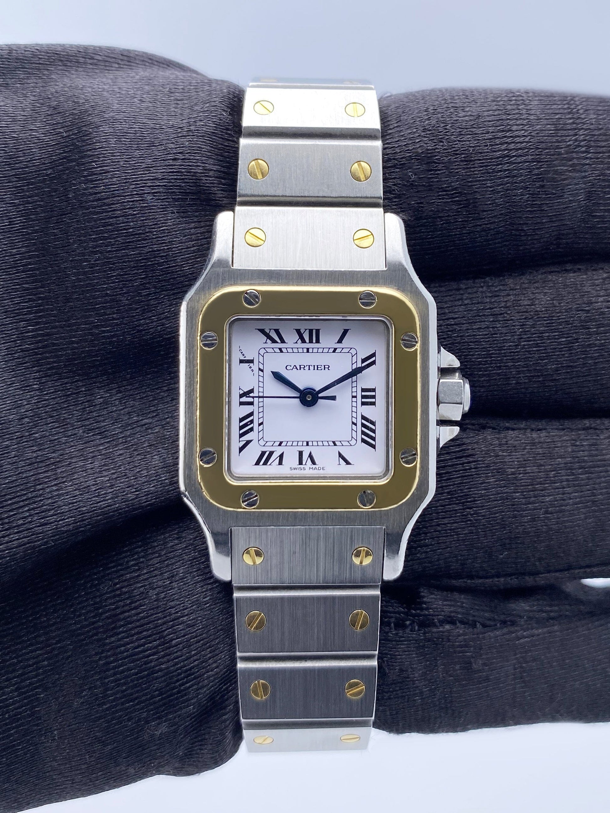 Cartier Santos Galbee 0902 Two-Tone Automatic Ladies Watch - Watches