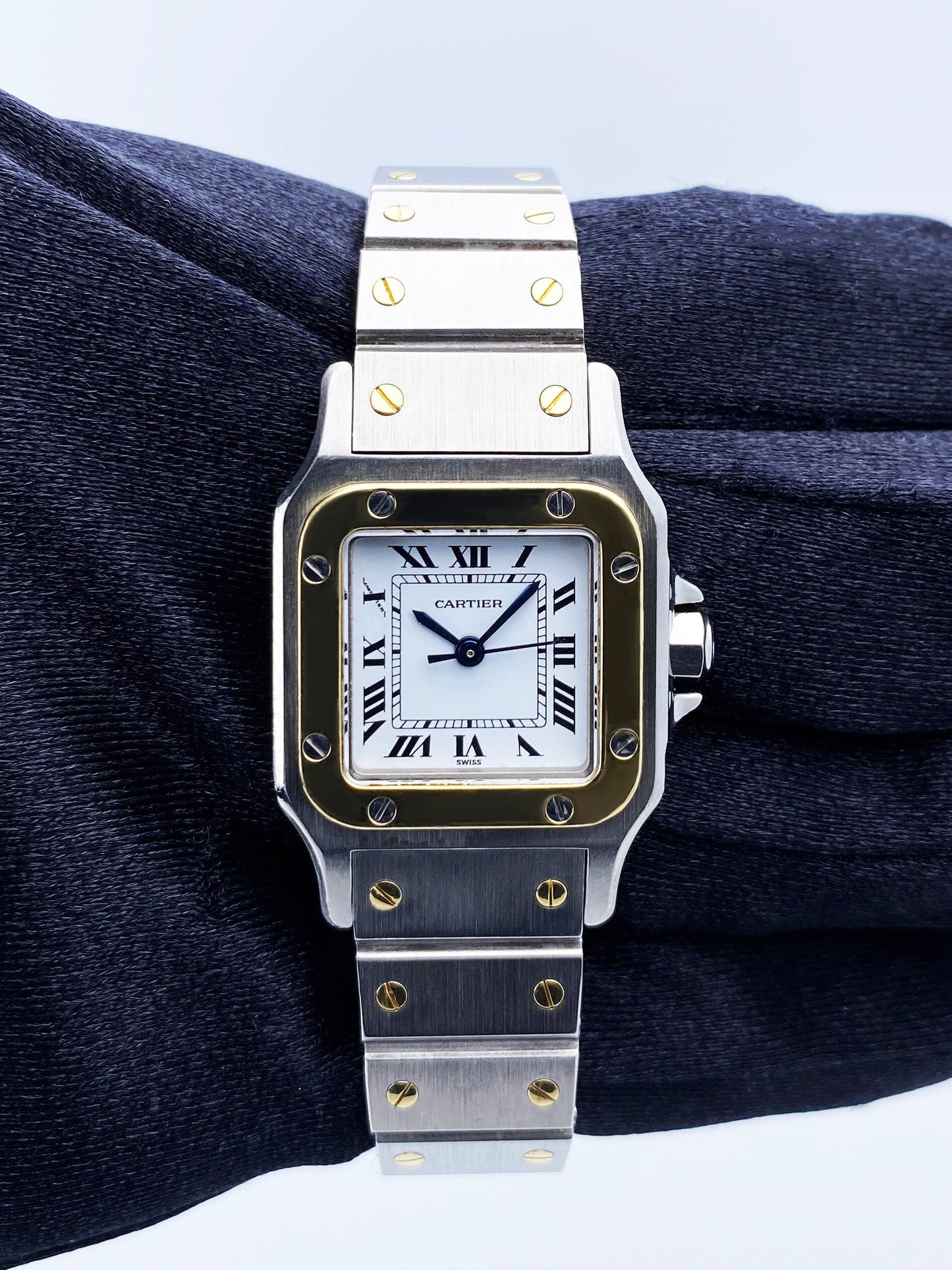 Cartier Santos Galbee 0902 Two-Tone Automatic Ladies Watch