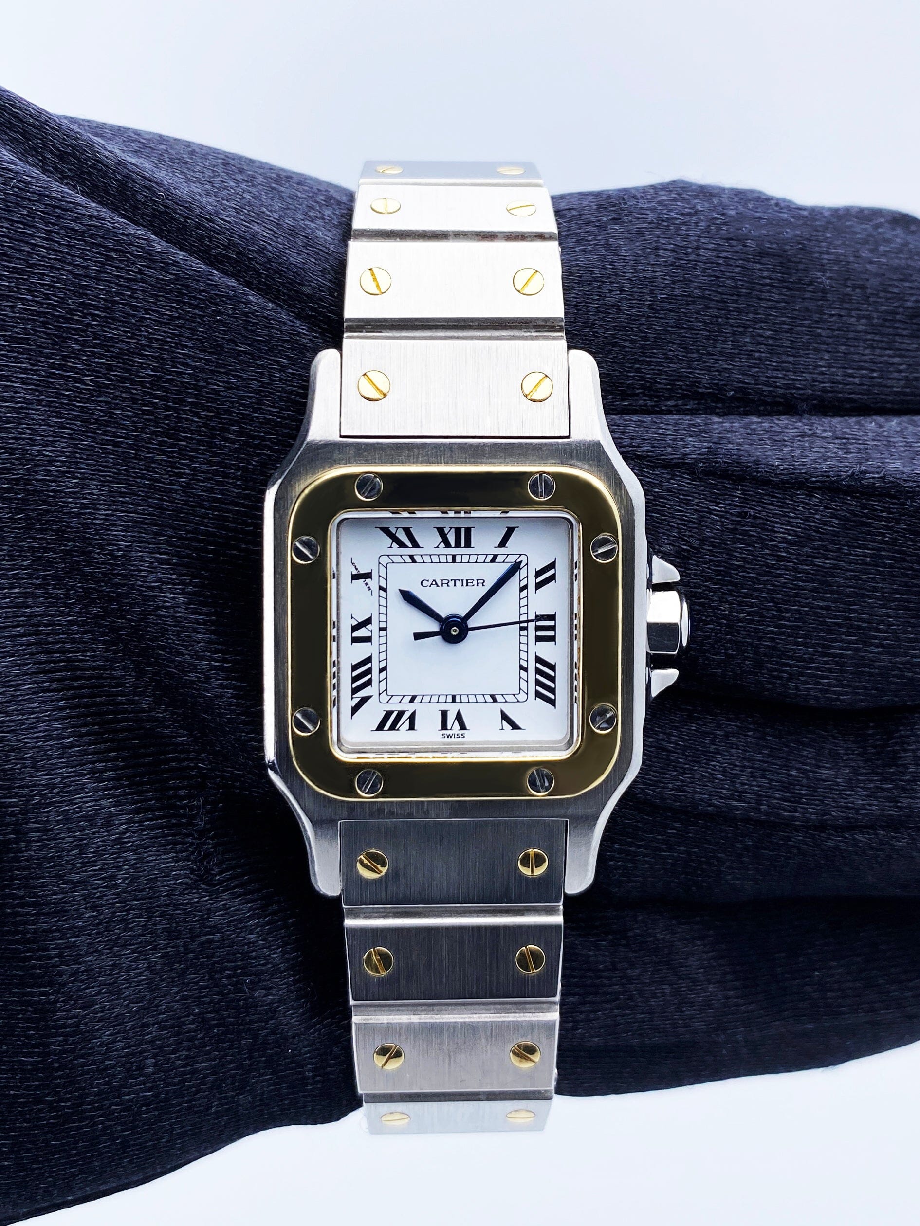 Cartier Santos Galbee 0902 Two-Tone Automatic Ladies Watch