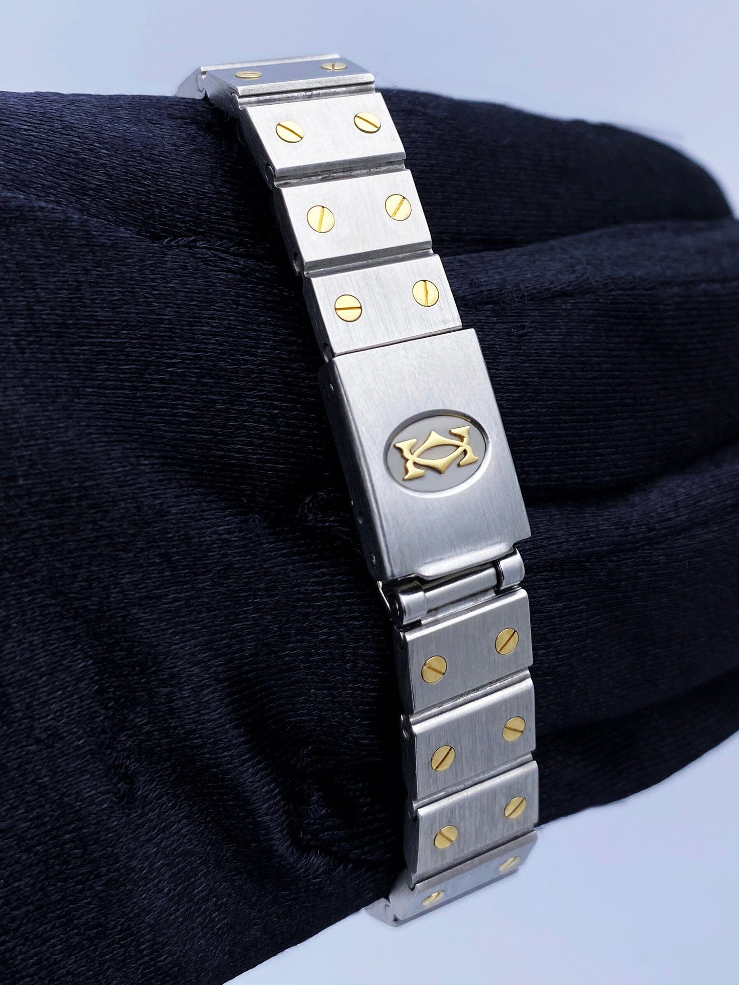 Cartier Santos Galbee 0902 Two-Tone Automatic Ladies Watch