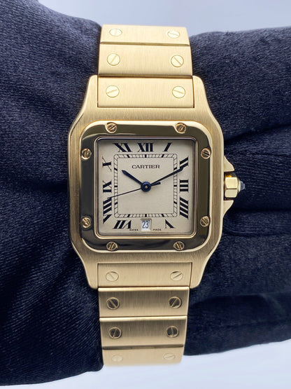 Cartier Santos Galbee 1568 18K Yellow Gold Watch - Virtual