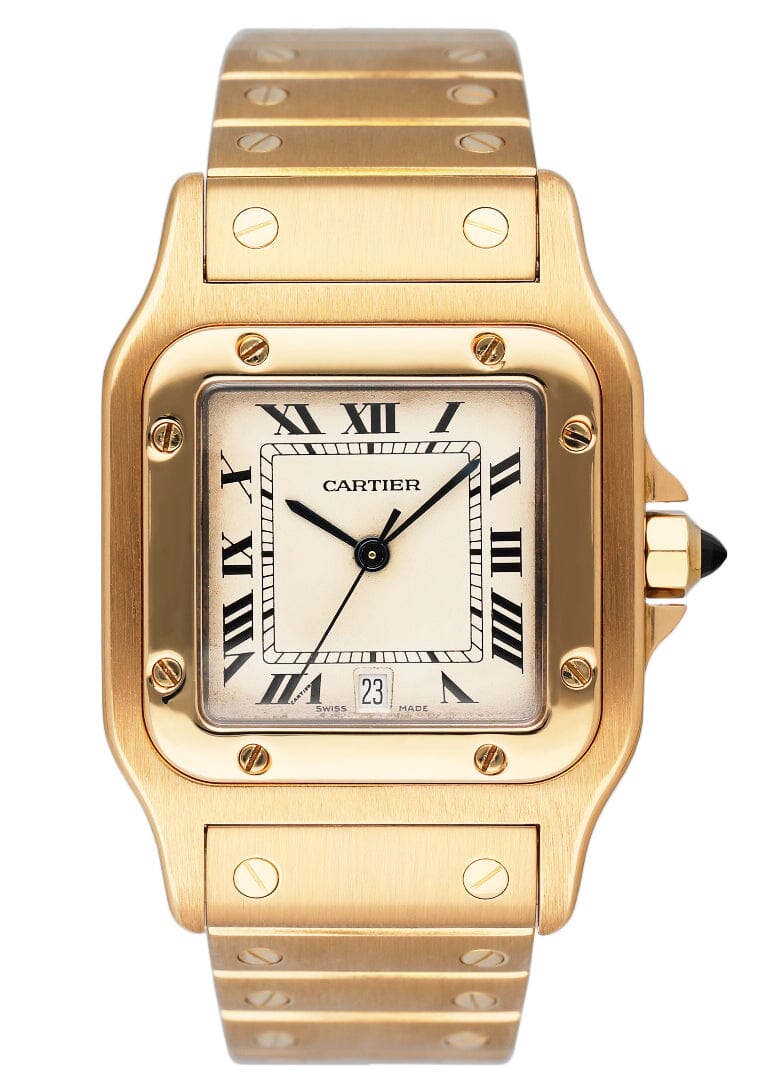 Cartier Santos Galbee 1568 18K Yellow Gold Watch - Virtual