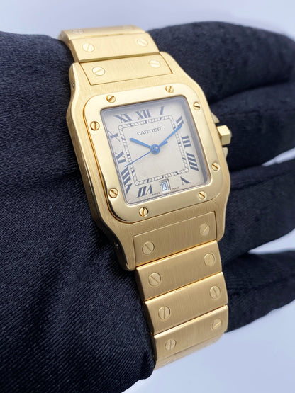 Cartier Santos Galbee 1568 18K Yellow Gold Watch - Virtual