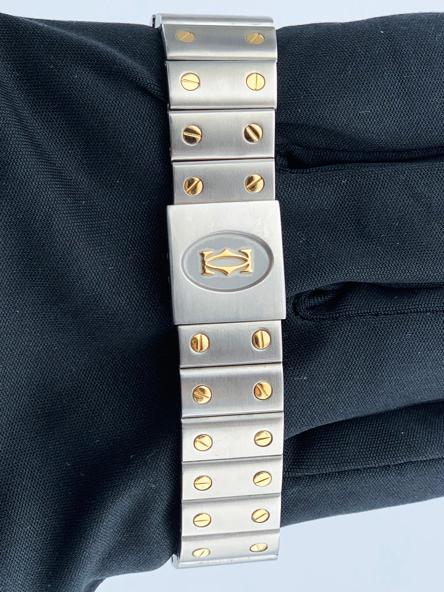 Cartier Santos Galbee 187901 Two Tone Mens Watch - Wristwatch