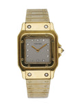Cartier Santos Galbee 18K Yellow Gold Factory Diamond Dial Automatic Men's Watch