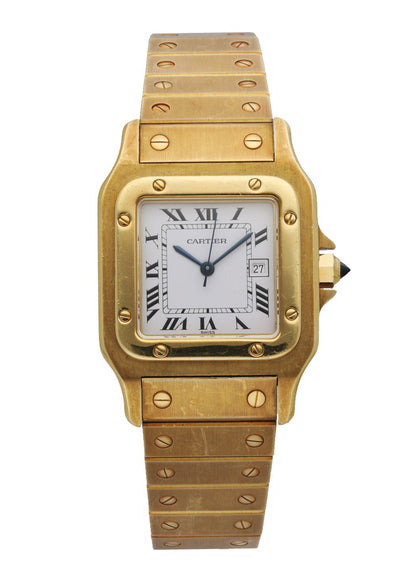 Cartier Santos Galbee 18K Yellow gold Ladies Watch - Virtual