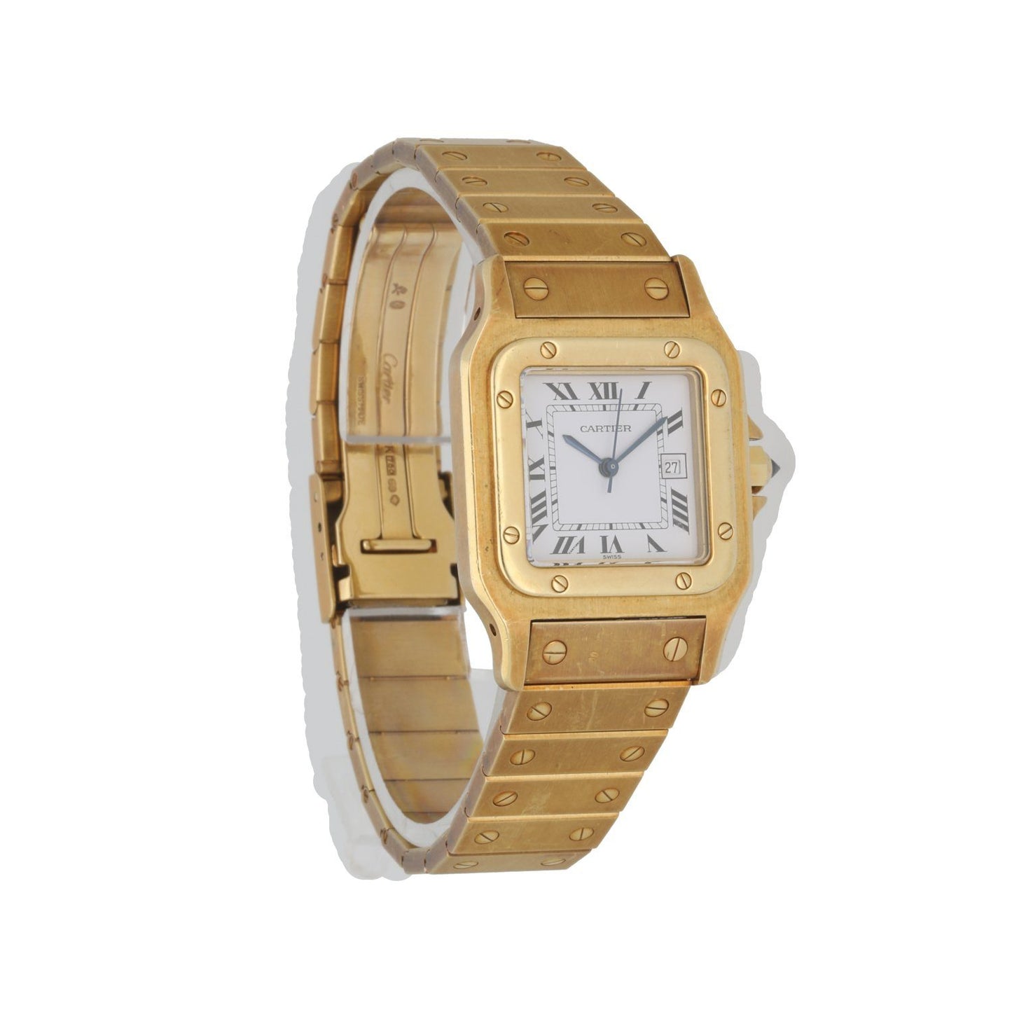 Cartier Santos Galbee 18K Yellow gold Ladies Watch - Virtual