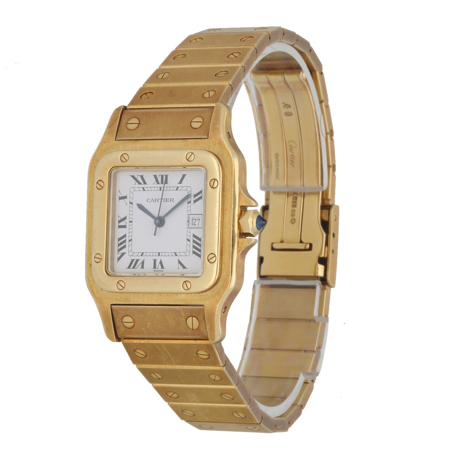 Cartier Santos Galbee 18K Yellow gold Ladies Watch - Virtual