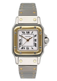 Cartier Santos Galbee 18K Yellow Gold & Steel Ladies Watch - Wristwatch