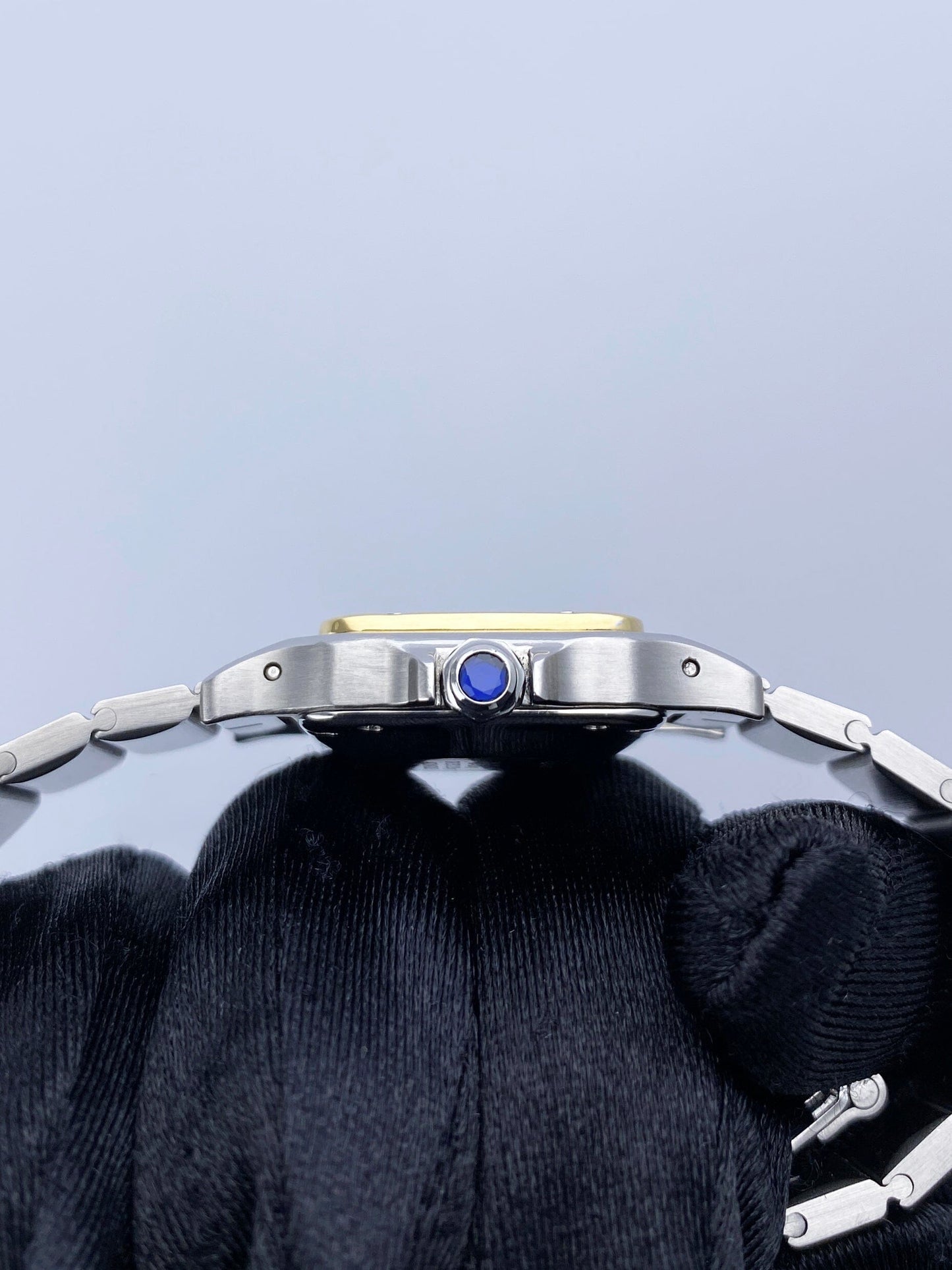 Cartier Santos Galbee 18K Yellow Gold & Steel Ladies Watch - Wristwatch