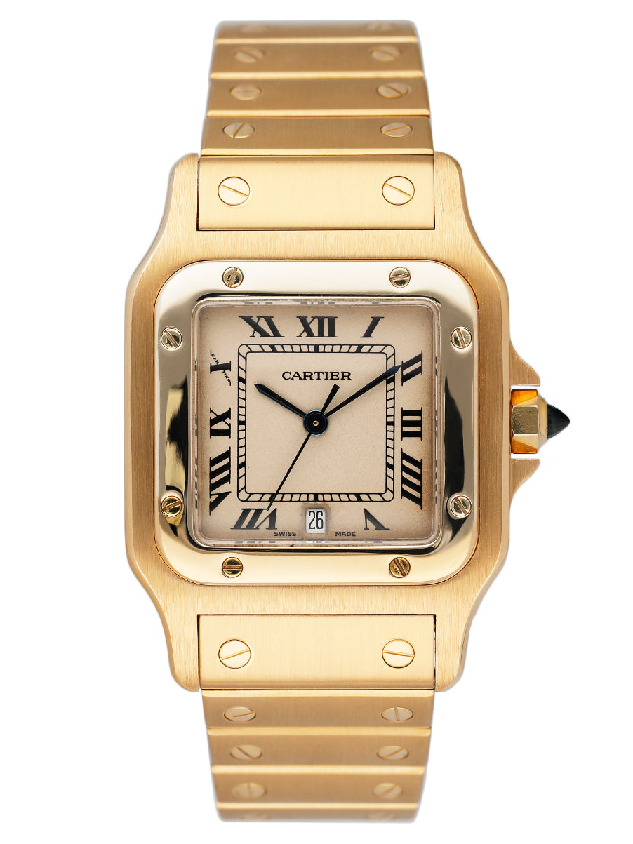 Cartier Santos Galbee 18K Yellow Gold Watch