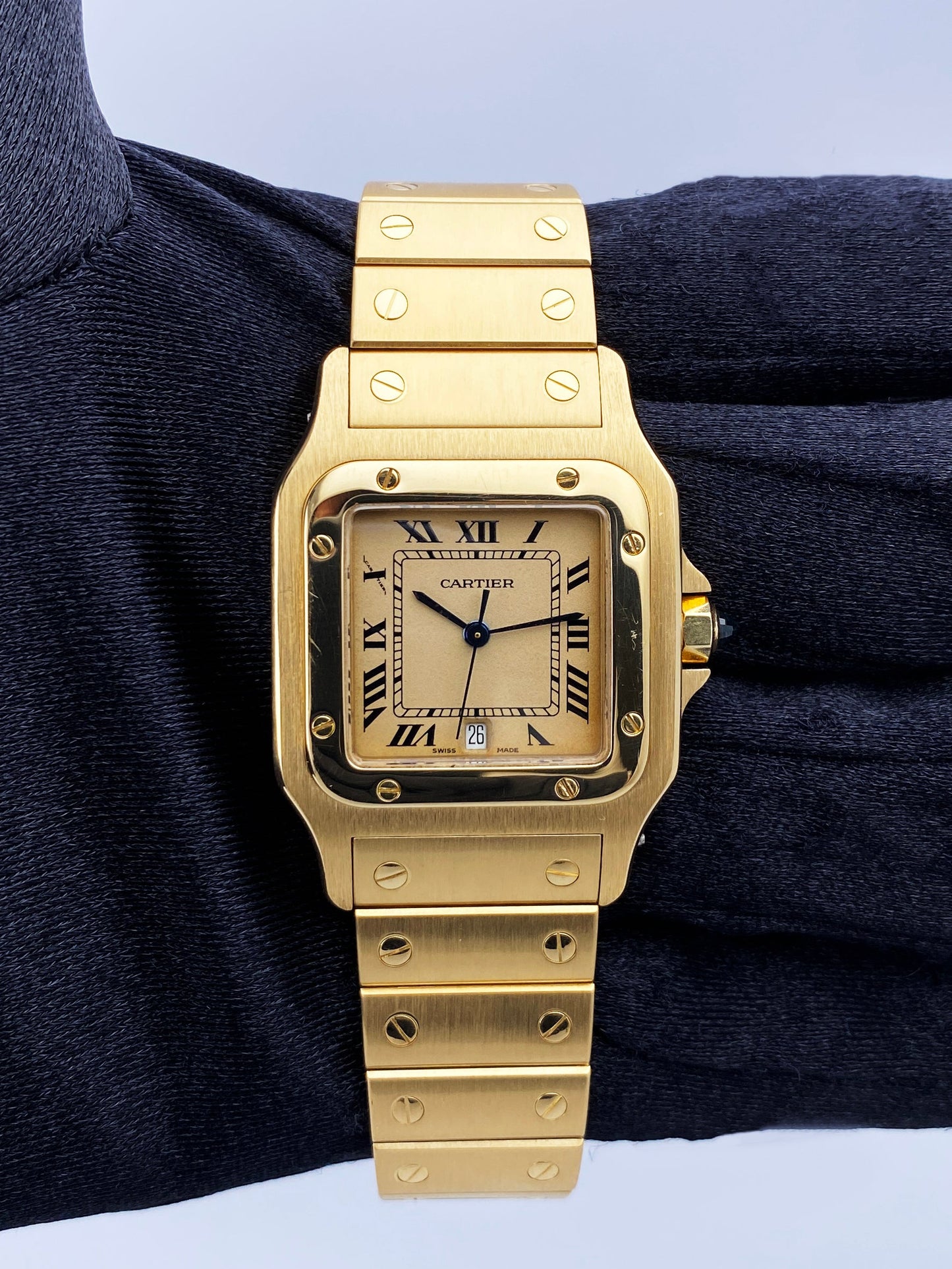 Cartier Santos Galbee 18K Yellow Gold Watch