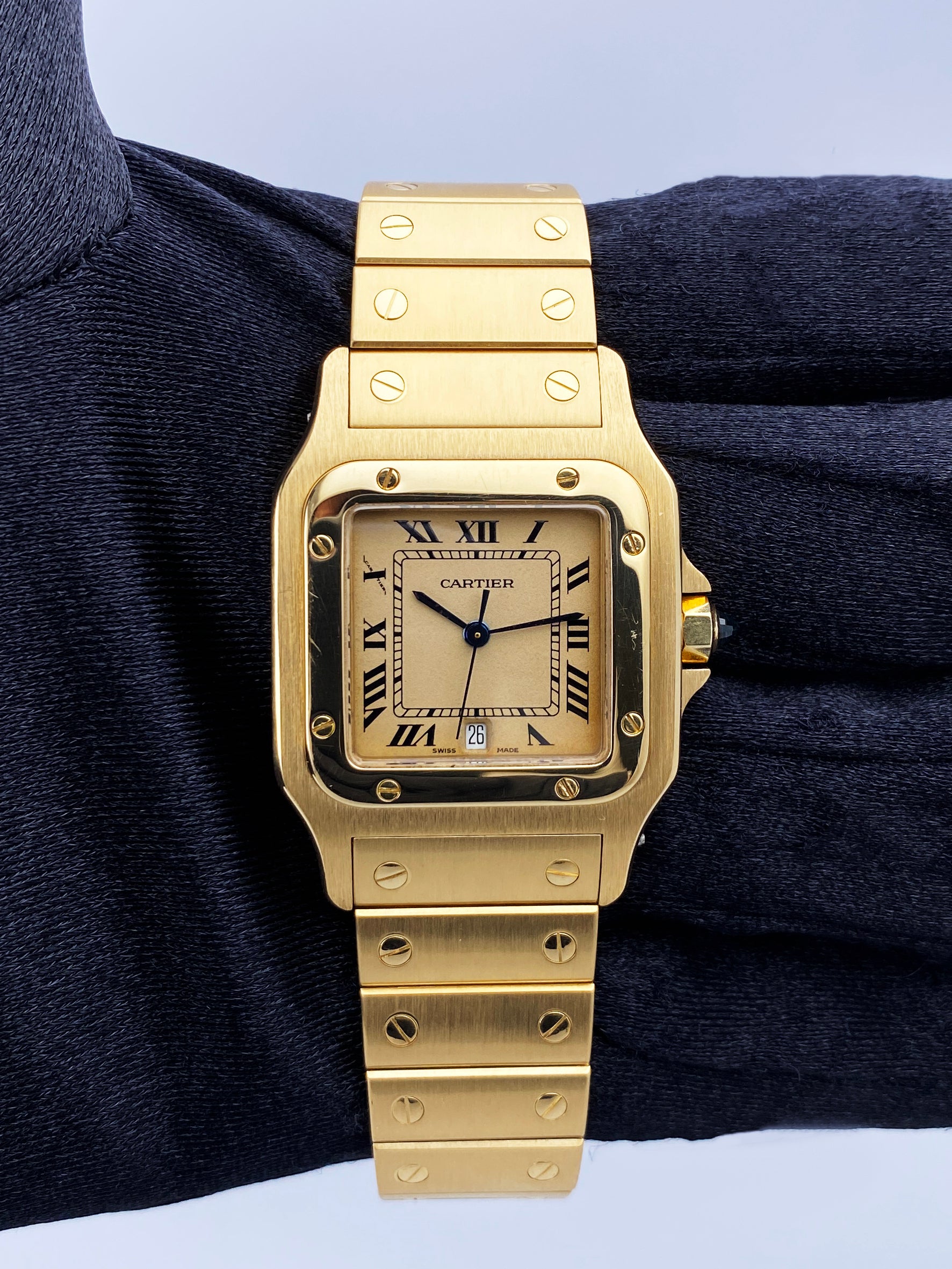 Cartier Santos Galbee 18K Yellow Gold Watch
