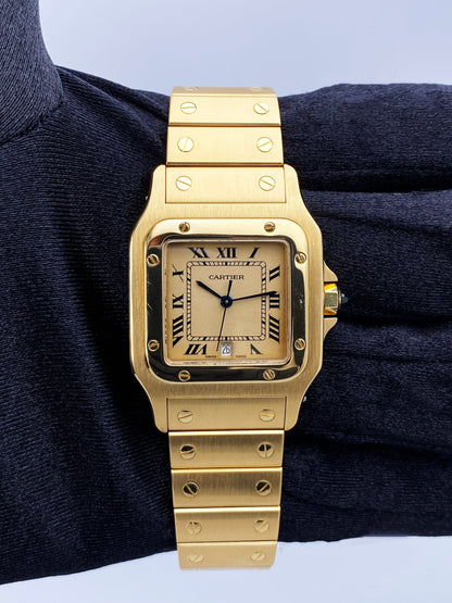 Cartier Santos Galbee 18K Yellow Gold Watch