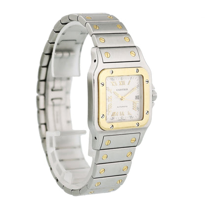 Cartier Santos Galbee 2319 Automatic Two Tone Watch - Wristwatch
