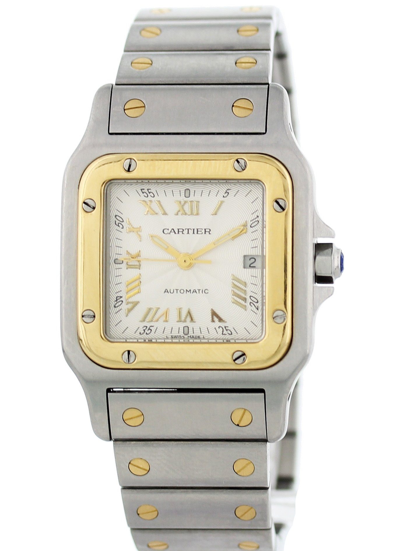 Cartier Santos Galbee 2319 Automatic Two Tone Watch - Virtual