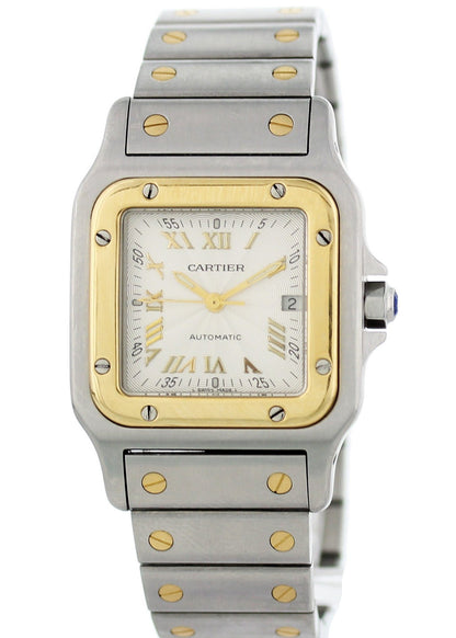 Cartier Santos Galbee 2319 Automatic Two Tone Watch - Virtual