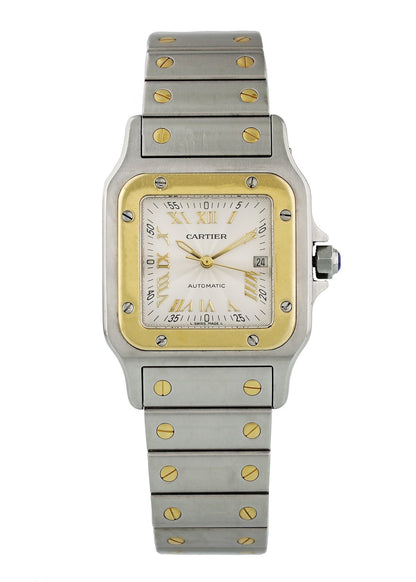 Cartier Santos Galbee 2319 Automatic Two Tone Watch - Wristwatch