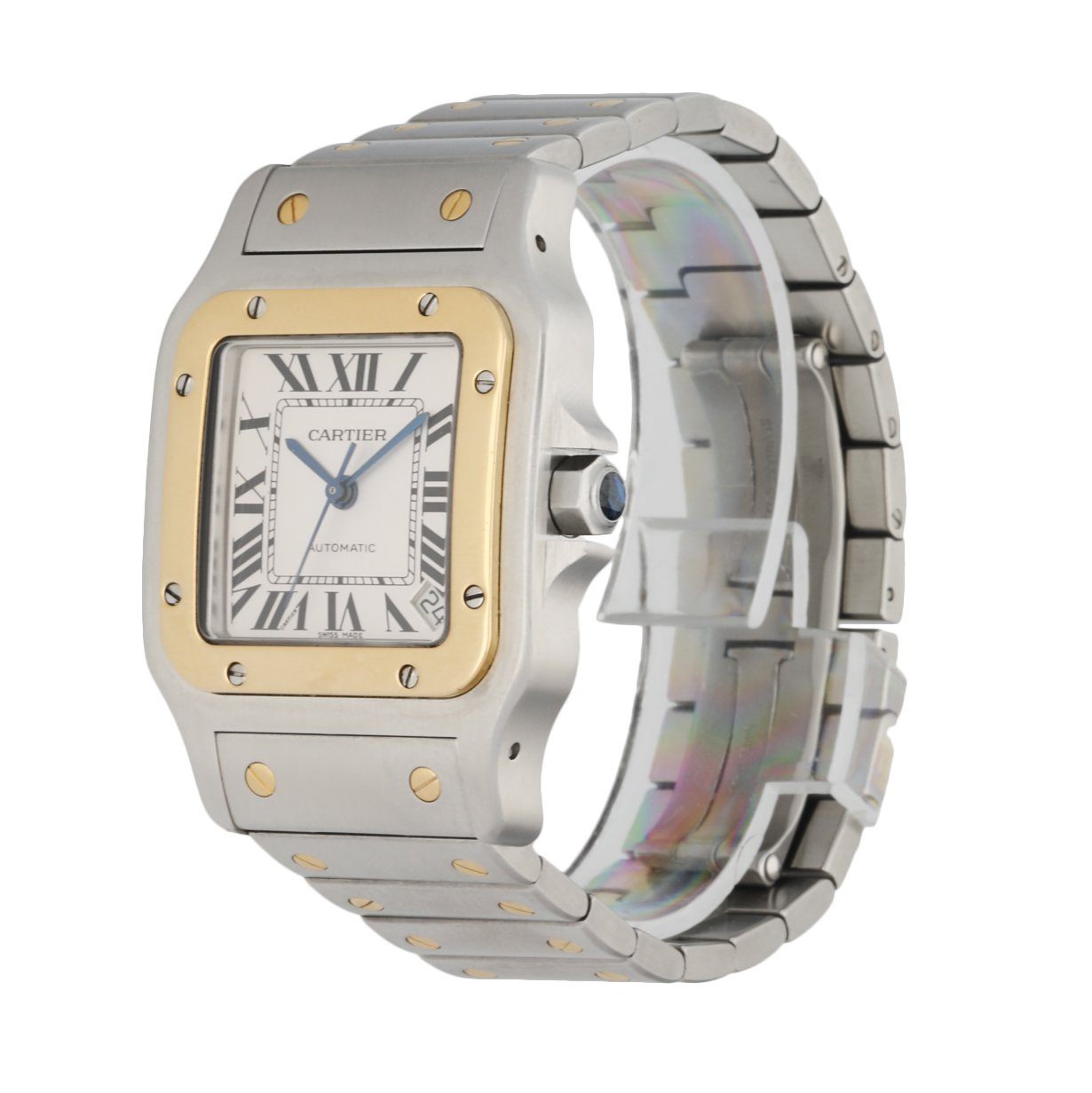 Cartier Santos Galbee 2823 Automatic Men's Watch Box & Paper