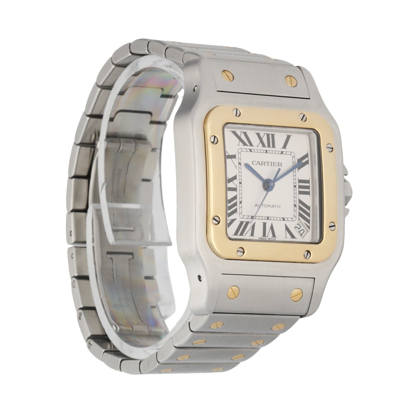 Cartier Santos Galbee 2823 Automatic Men's Watch Box & Paper