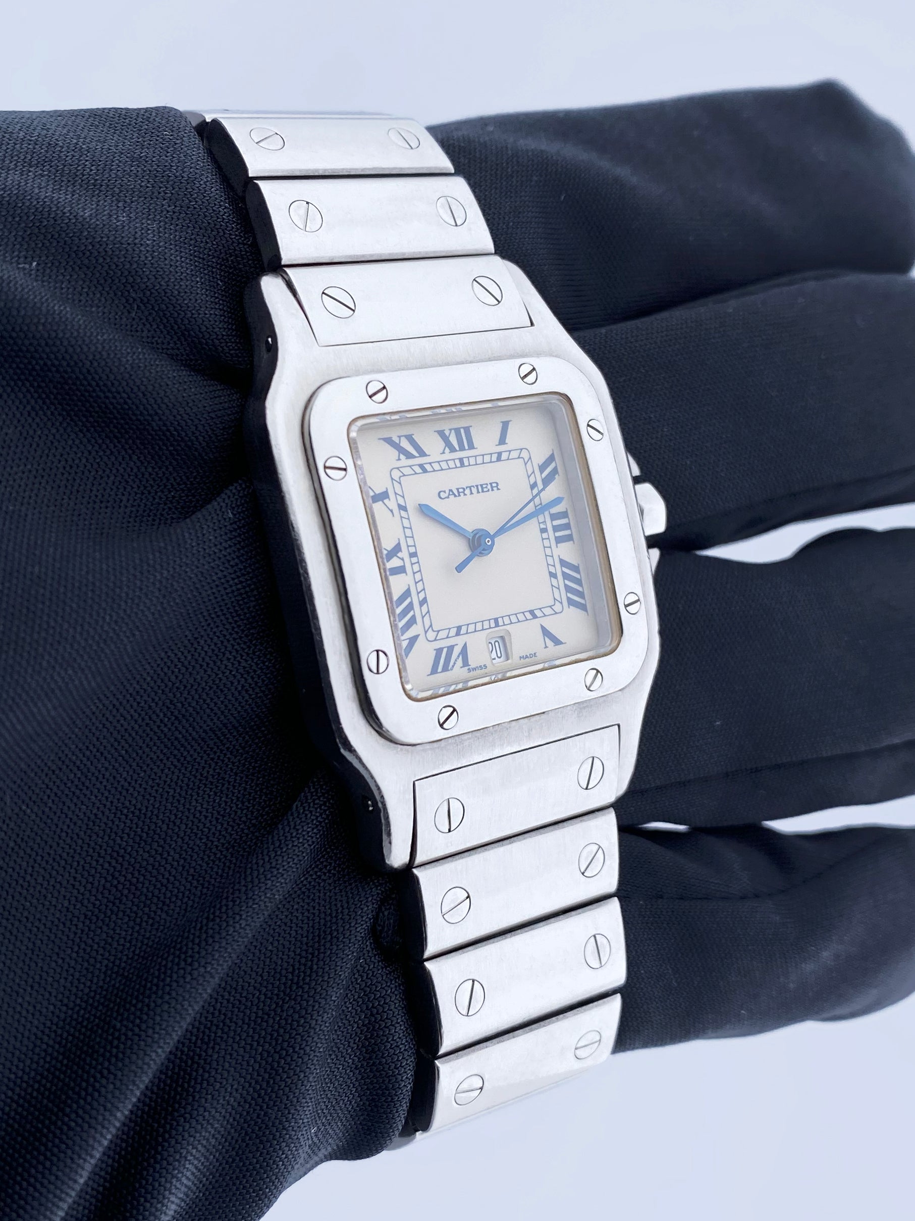 Cartier Santos Galbee 987901 Stainless Steel Mens Watch