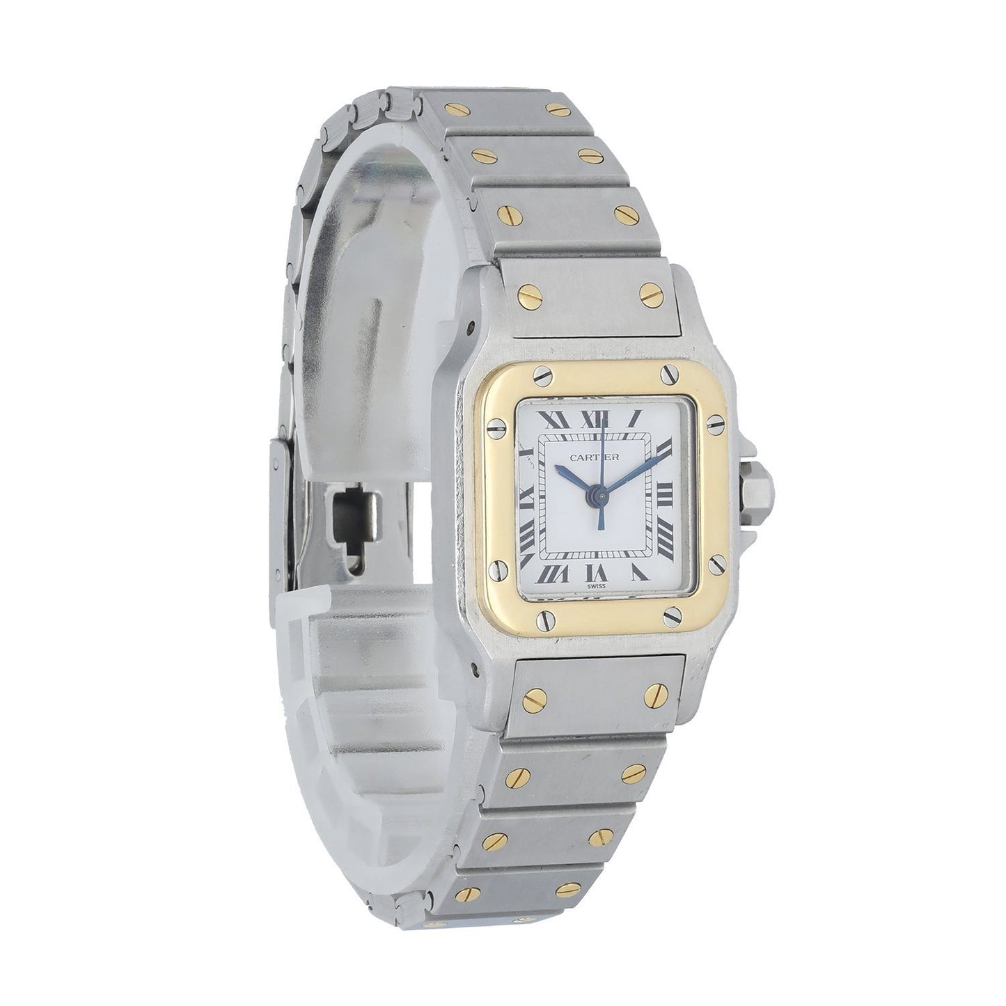 Cartier Santos Galbee Automatic Ladies Watch Box & Papers - Virtual