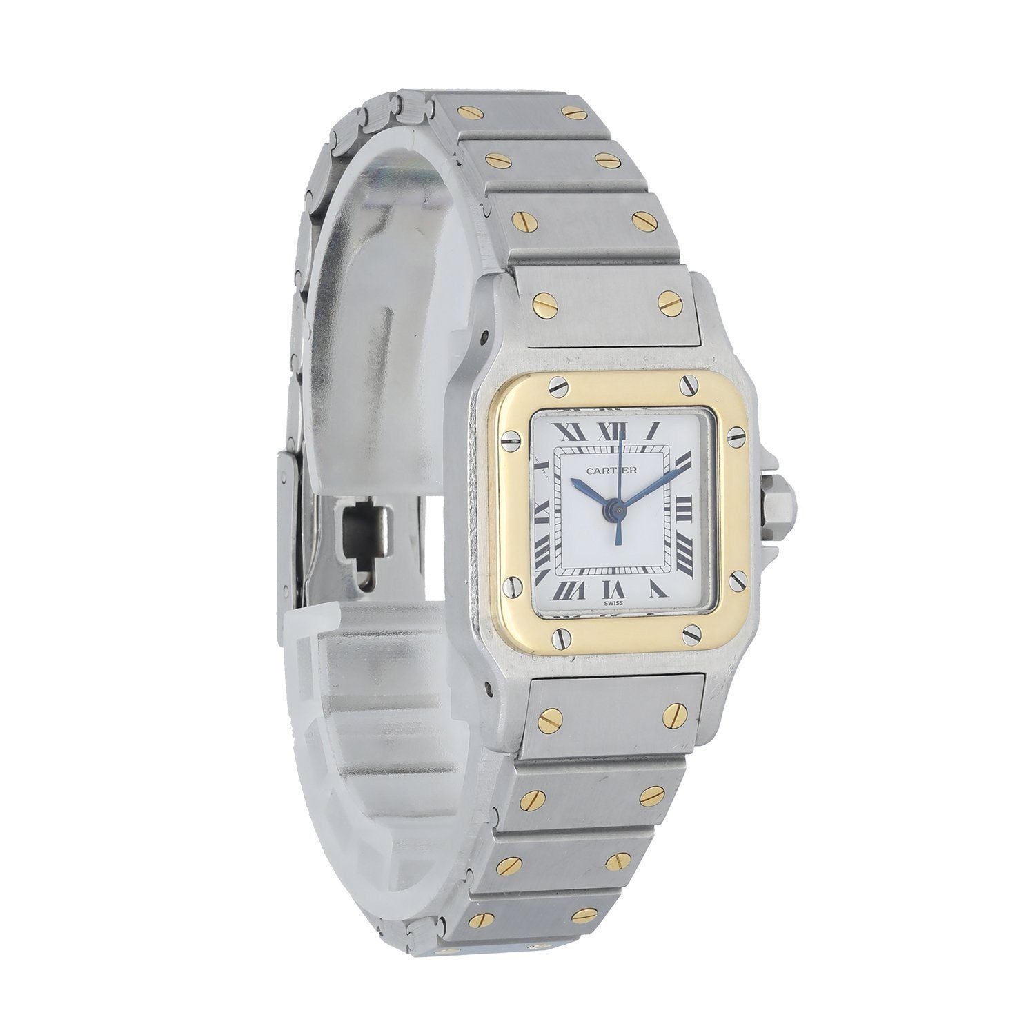 Cartier Santos Galbee Automatic Ladies Watch Box & Papers - Virtual