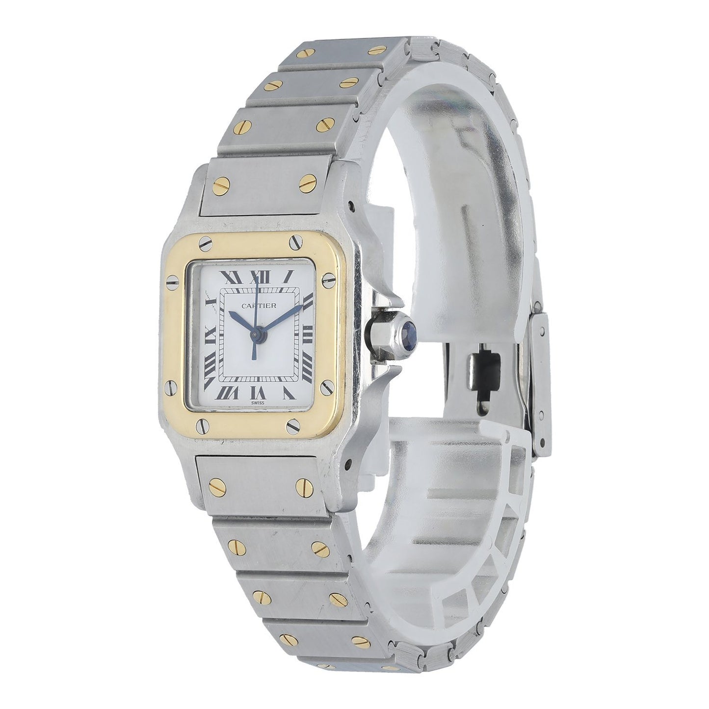 Cartier Santos Galbee Automatic Ladies Watch Box & Papers - Virtual