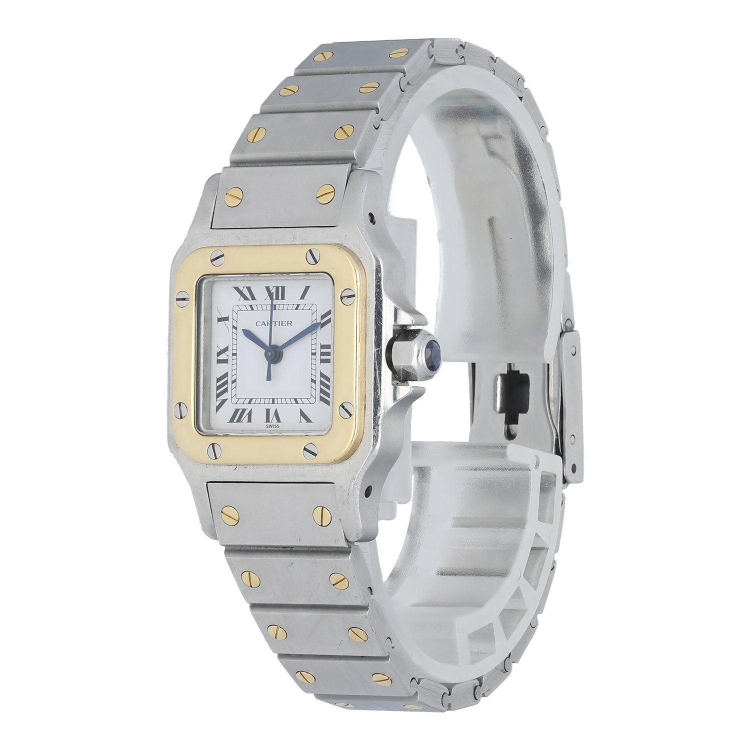 Cartier Santos Galbee Automatic Ladies Watch Box & Papers - Virtual