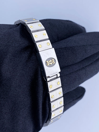 Cartier Santos Galbee Grey Dial Two-Tone Ladies Watch - Virtual
