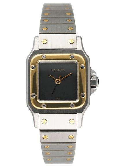 Cartier Santos Galbee Grey Dial Two-Tone Ladies Watch - Virtual