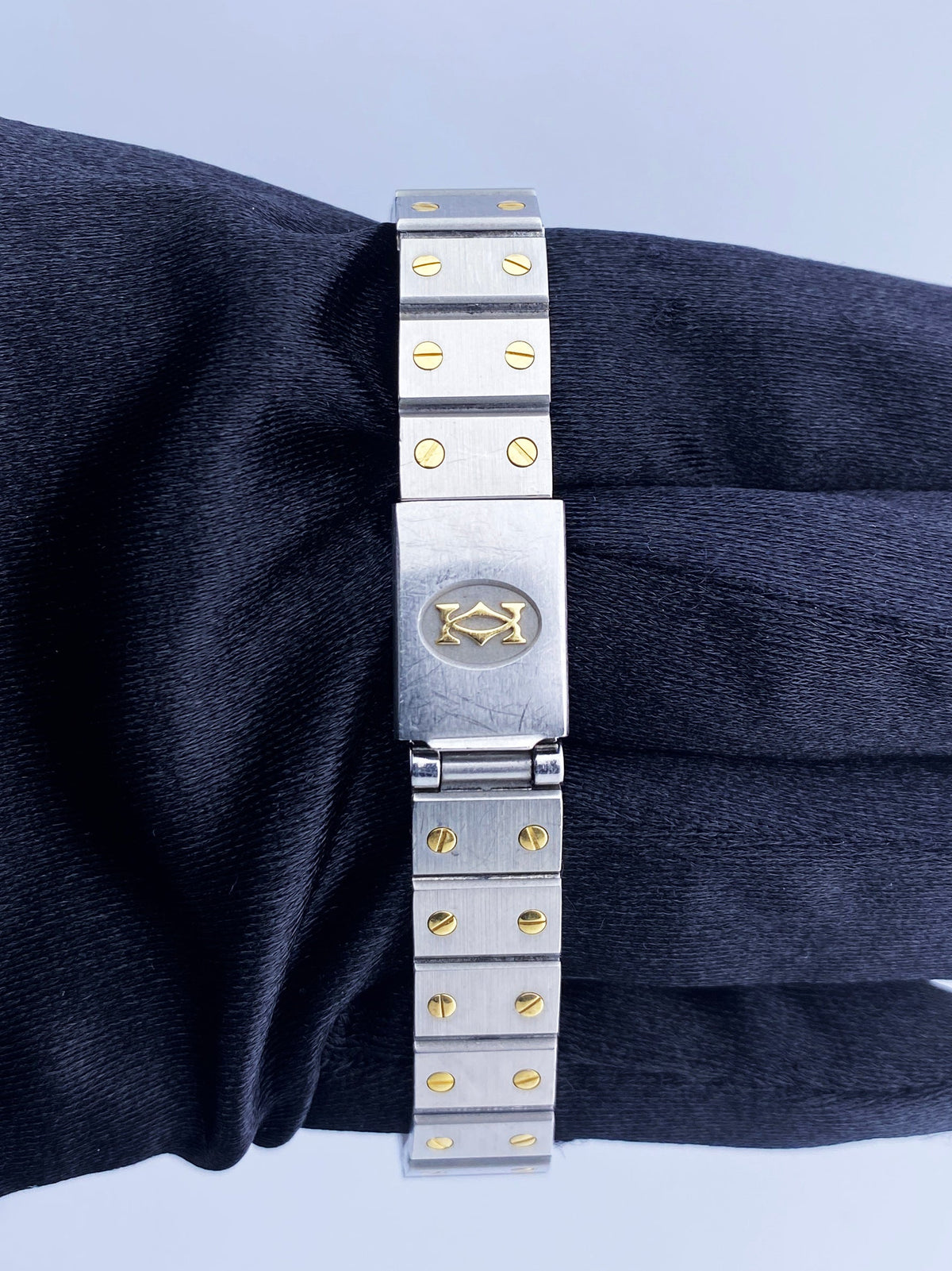 Cartier Santos Galbee Grey Dial Two-Tone Ladies Watch - Virtual